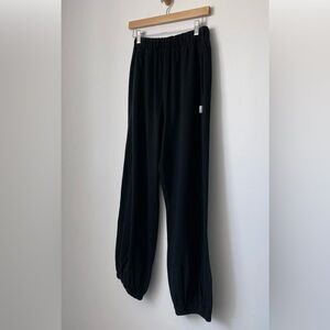 Le Bon Shoppe Black Elastic-Waist Balloon Sweatpants